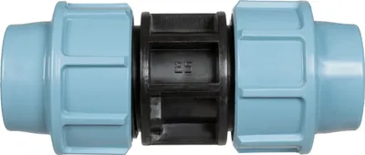 Produktbild von HOLZBRINK 10x Verbindungsstück 1 x 1 Zoll Rohrverbinder für Rohrverlängerungen des Verlegerohrs oder Tropfschlauchs, Material: PP, HBZ-09