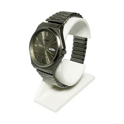 Produktbild von Uhrenständer Uhrenhalter - Weiß - Uhrendisplay minimalistisch