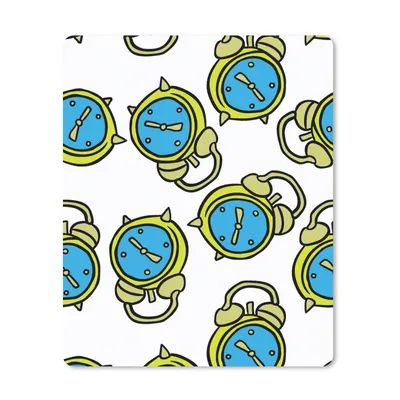 Produktbild von MuchoWow® Mauspad Mousepad Wecker - Cartoon - Schlaf 19x23 cm - Mousepads - Maus Mat - Pad - Mausunterlage - Mauspads - Spielen