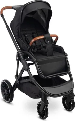 Image de CARETERO RATIO Poussette avec fonction couchage - Pliable, 11 kg - Noir
