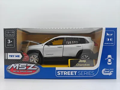 Obrázok produktu pre Model Jeep Cherokee odlievaný pod tlakom, zberateľský v mierke 1:32