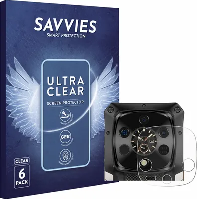 Produktbild von 6x Für Ulefone Armor 28 Ultra Thermal (NUR Kamera) Schutzfolie Savvies Displayschutz Display Schutz Folie Klar Transparent