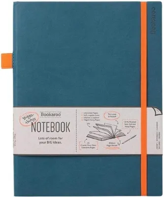 Image de Carnet de notes Bookaroo grand format - Marine
