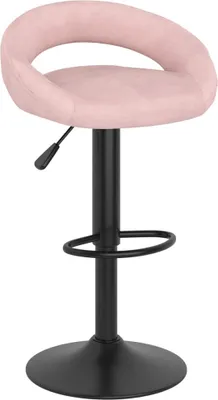 Image de vidaXL Tabouret de bar 2 pcs velours rose