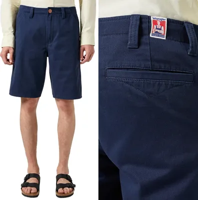 Produktbild von WRANGLER Herren, Shorts CASEY CHINO SHORTS, W31, Blau, kurze, hosen