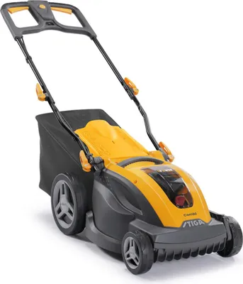 Immagine prodotto di Tosaerba a batteria STIGA COMBI 340e, larghezza di taglio 38 cm, funzione mulching, incl. 1x batteria 4 Ah (E440) e caricabatterie