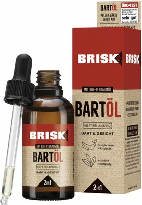 Immagine prodotto di Olio per barba Brisk 2in1 50ml