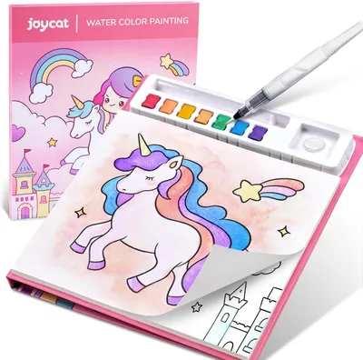Productafbeelding van Verf met waterkleurboeken voor peuters, aquarelschildersets voor kinderen van 3-5 tot 4-8 jaar, kunst en ambachten, tekenactiviteiten