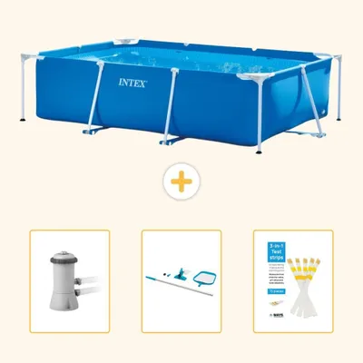 Produktbild von Rechteckiger Frame Pool - 300x200x75 cm - 4-teilig SCB82