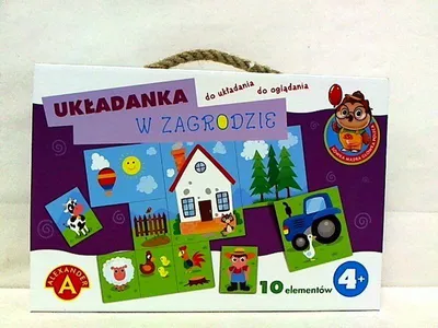 Zdjęcie produktu dla Ukladanka W Zagrodzie - Sowka Madra Glowka 18271