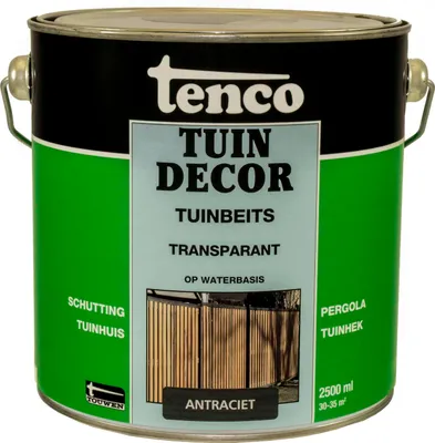 Produktbild von Gartendekor transparent anthrazit 2,5l Farbe/Lasur Tenco