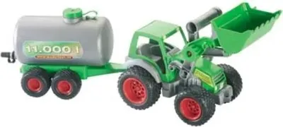 Obrázek produktu pro Traktor s čelním nakladačem a sudovým vozem od firmy wadertoys