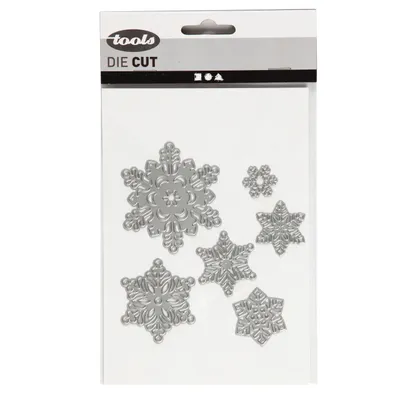 Produktbild von Creativ Company Stanzform, Schneeflocken, D 2-6 cm, 1 Stück