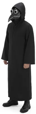 Image de Costume de "médecin des nuisibles" Springos, taille L/XL, avec capuche et masque en forme de bec