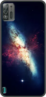 Produktbild von König Design Hülle kompatibel mit ZTE Blade A52 Lite Kunststoff Soft Handyhülle - Handy Case Galaxie