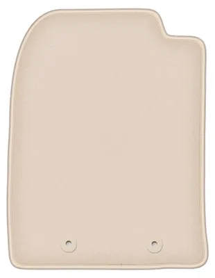 Produktbild von DURBAN Beige Velours-Fahrerfußmatte für Ford Fusion Schrägheck (2002-2005)