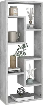 Produktbild von "Winter Sale" Wandregale - Grau Wandregal Betongrau 36x16x90cm Holzwerkstoff DE3212572
