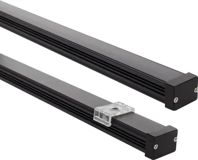 Produktbild von Aluminiumprofil Wasserdicht IP65 Aufbau 2m für LED Streifen bis 10 mm Schwarz 2 m Schwarz transluzent