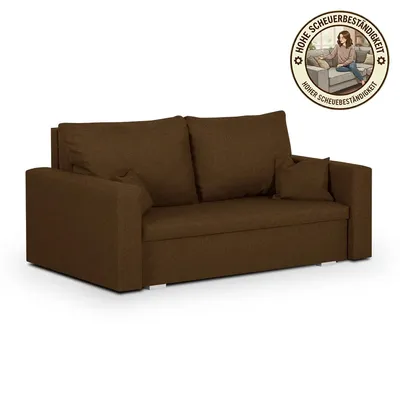 Produktbild von 2-Sitzer-Sofa mit Schlaffunktion MONDO - Braun
