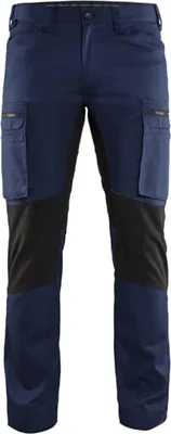 Produktbild von Blakläder Arbeitshose 14591845 marineblau/schwarz Uni, D116 (29)