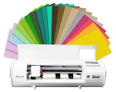 Produktbild von Siser Schneideplotter Juliet High-Definition mit Flex S Set– Plotter für Vinyl, Papier, Karton, Stoff, Print & Cut, DIY