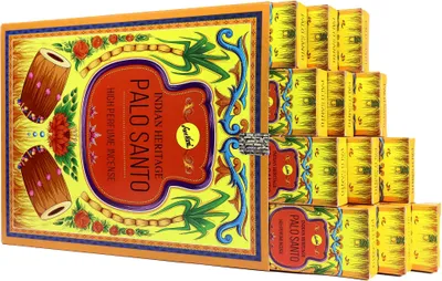 Produktbild von Indian Heritage Räucherstäbchen Heiliges Holz Palo Santo 12x15gr indische Duftmischung