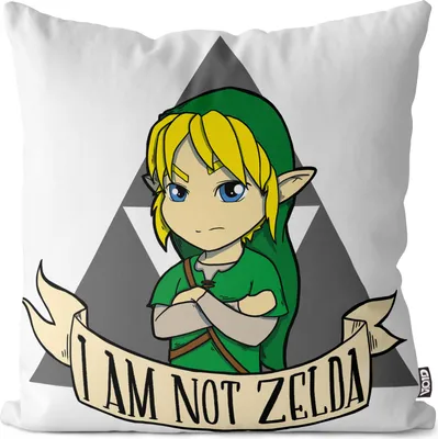 Produktbild von VOID I am not Kissenbezug Kissenhülle Polyester wasserfest Outdoor game gamer spiel hyrule