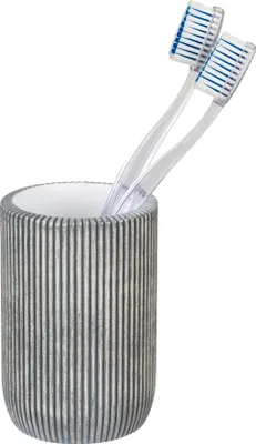 Produktbild von SCHÖNER WOHNEN-Kollektion Zahnputzbecher Mod. Antella, geriffelte Oberfläche