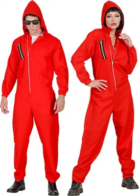 Produktbild von Bankräuber Kostüm Overall Uni<´ für Halloween & Fasching Größe: S