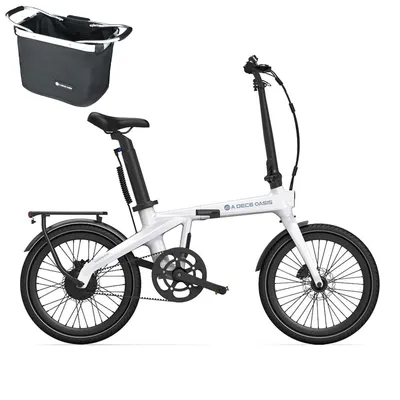 Immagine prodotto di Bicicletta elettrica ADO E-Bike Carbon Pro, pieghevole, bici elettrica da donna/da uomo, bicicletta pieghevole, trasmissione a cinghia, display LCD IPS, app ADO + NFC, motore BAFANG, 2 velocità, 50 Nm
