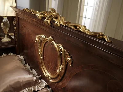 Produktbild von Italienische Schlafzimmer Möbel Polster Doppel Bett Luxus Design Betten Ehe Neu