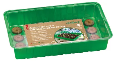 Produktbild von Anzuchthaus M PLUS | Mini-Gewächshaus von Romberg, Menge (Stück):1 Stück