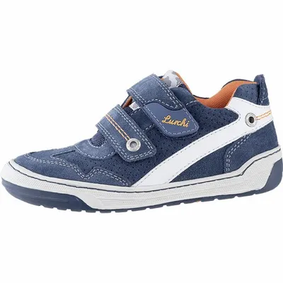Produktbild von Lurchi Bruce Jungen Leder Sneakers jeans, breitere Passform, herausnehmbares Fußbett
