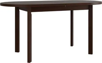 Obrázek produktu pro Rozkládací oválný jídelní stůl 160x80 cm BANGS 9 - ořech