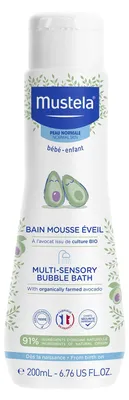Zdjęcie produktu dla Mustela Multi-Sensory Bubble Bath Płyn do kąpieli, 200ml (PRODUKT Z NIEMIEC)