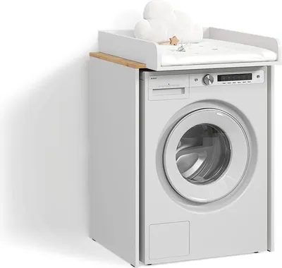 Immagine prodotto di Mobile lavatrice Livinity Paolina Bianco/Artisan 68 x 88.2 cm 2 parti con fasciatoio, Model 58848