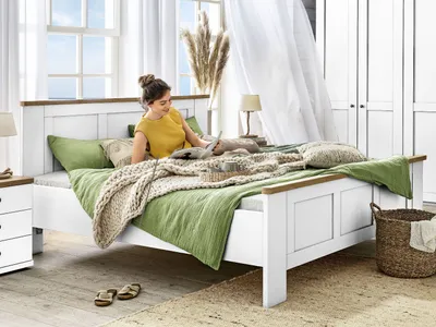 Produktbild von Bett SANSIBAR AALBORG weiß