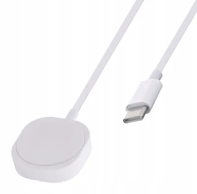 Image de Chargeur pour Apple Watch Series 2, 3, 4, 5, 6, 7, 8, 9, 10 et SE, avec câble USB-C de 1 m, 2,5 W, T'nB / CHWATCH