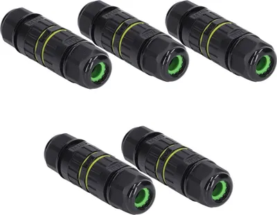 Image de 5Pcs Outdoor Electrical Cable Connector IP68 Waterproof 3 Core Wire Connectors 7?10mm