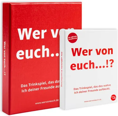 Productafbeelding van Wie van jullie...? in een dubbele verpakking - Rode en witte editie in de bundel