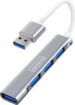 Produktbild von HUB 4x USB 3.0 PORT SPlitter 4v1 Zenwire