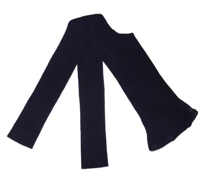 Produktbild von Kinder Leggings aus Baumwolle Einfarbig Rippe 1:1 Marine Größe 134-146