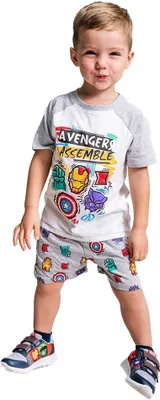 Produktbild von Avengers Assemble 6 Kurzarm-Pyjamas
