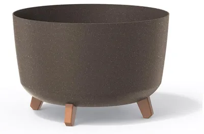 Obrázek produktu pro Prosperplast s.r.o. Květináč s nožičkami GRACIA STANDARD ECO WOOD 28,5 cm, hnědá