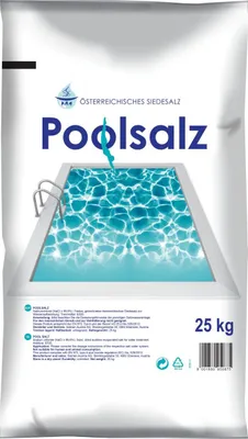 Produktbild von Salinen Austria Poolsalz für Salzelektrolyse - ohne Trennmittel 25 kg