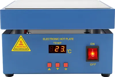 Obrázok produktu pre Spájkovacia doska, výkon 800 W, LCD displej, BIELA