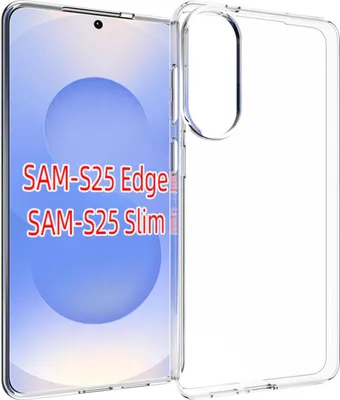 Produktbild von Mobigear Basics Durchsichtig  Samsung Galaxy S25 Edge Hülle Flexibles TPU Backcover - Transparent