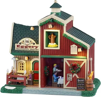 Produktbild von The Eggery Breakfast Bistro 18 x 26 x 27 cm Weihnachtsdorf LEMAX