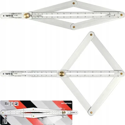 Produktbild von YATO YT-70853 Verstellbare Winkelschmiege Aluminium Tischler