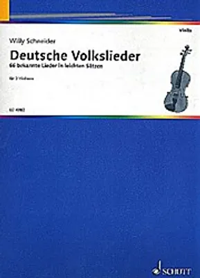 Produktbild von Deutsche Volkslieder : für2 Violinen,   Spielpartitur